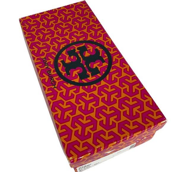 Tory Burch Shoes Womens Sz 6.5 Blk Chandra Loafer Satin + Fabric Lace Flat - Picture 14 of 16